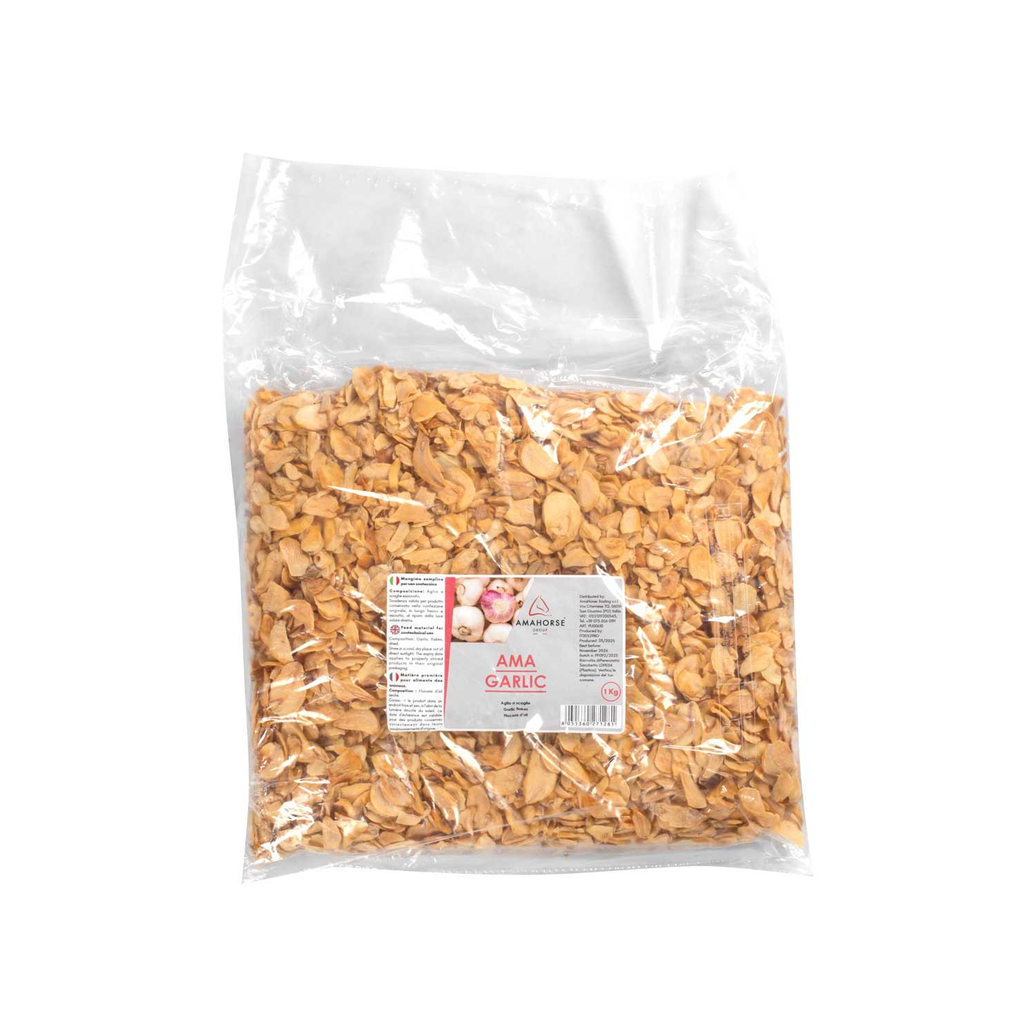 Knoblauchflocken für Pferde 1 kg