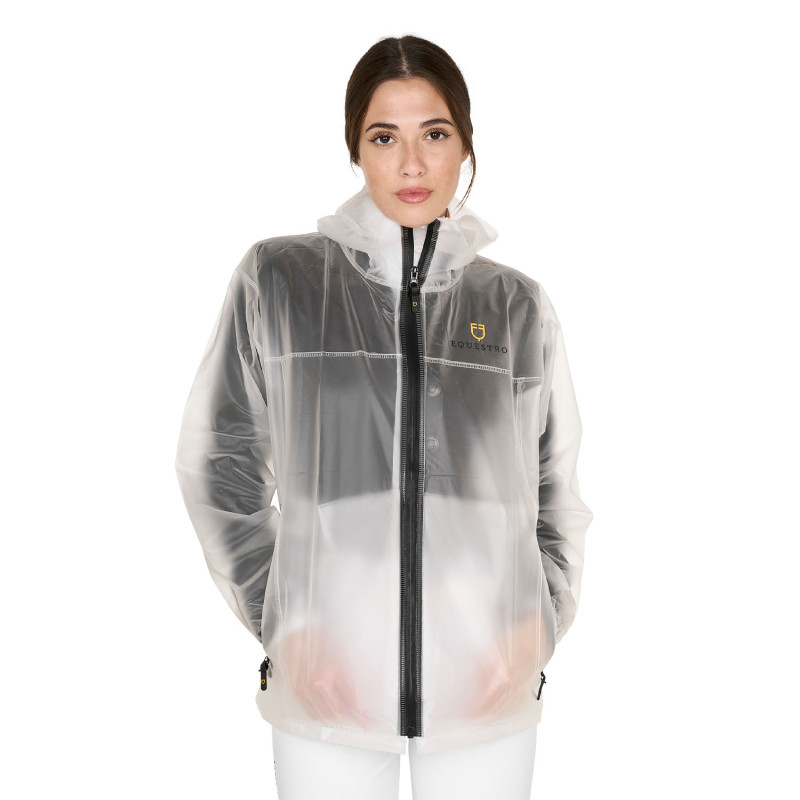 Transparenter Unisex-Regenmantel