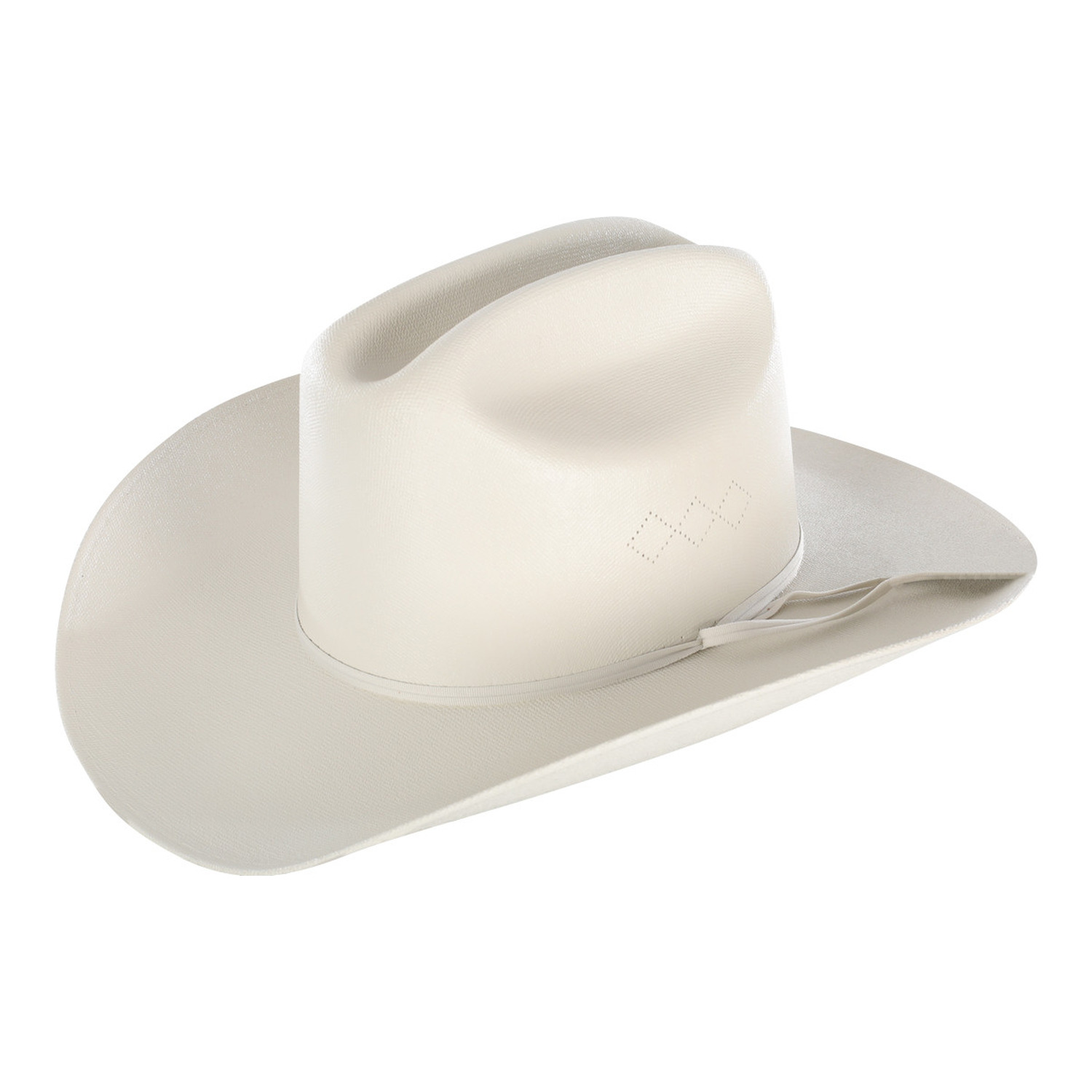 Westernhut aus Stroh mit Feder