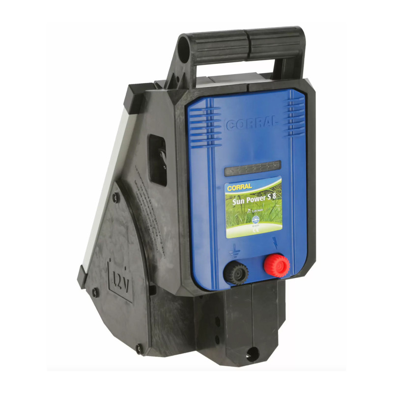 Sun Power S8 Weidezaungerät mit Solarpanel
