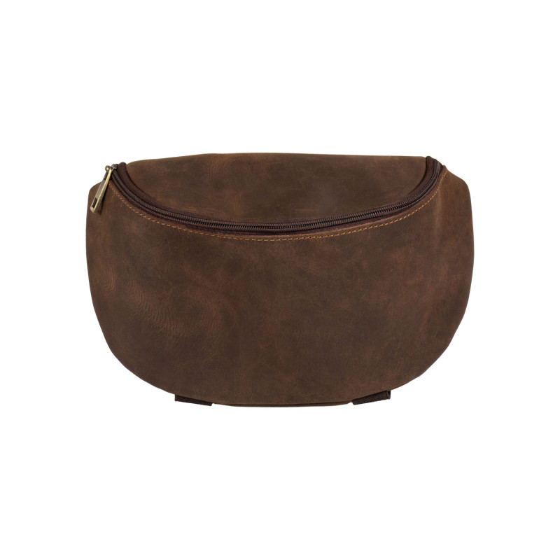 Leder-Pomo-Tasche mit Reißverschluss