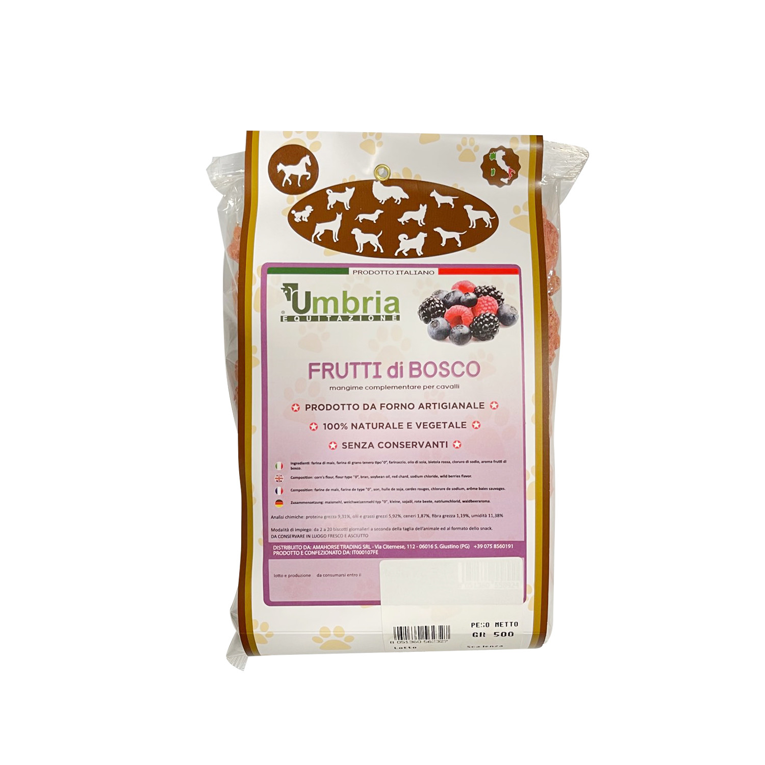 Waldfrucht-Leckerlis für Pferde 500 g – Fruchtige Belohnung mit Beerengeschmack